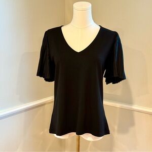NWOT Ann Taylor Black Blouse